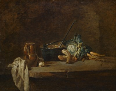 Vegetables for the Soup by Jean Baptiste Simeon Chardin